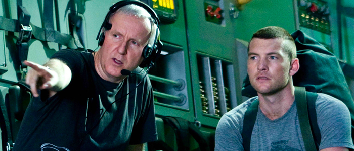 Джеймс Кэмерон на съемках сиквела Аватара