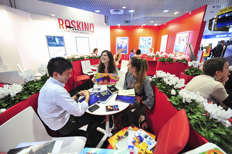 Международный рынок аудиовизуального контента MIPCOM 2016, работа на объединенном стенде ROSKINO – RUSSIAN CINEMA WORLDWIDE