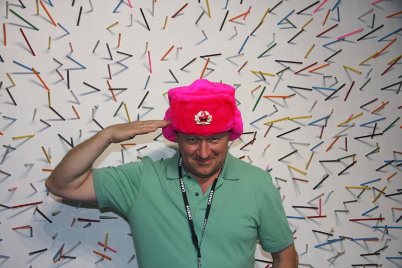 Международный рынок анимации в Анси (MIFA), стенд Russian Animation, Александр Герасимов