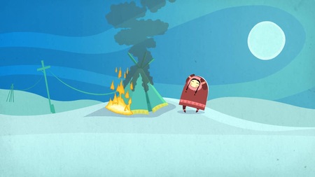 кадр из мультфильма "Загадки шамана"