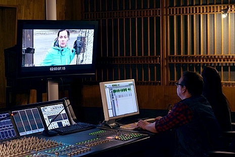 озвучание фильма "Гость", звукорежиссер Александр Феденев