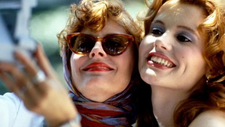 Кадр из фильма "Тельма и Луиза"