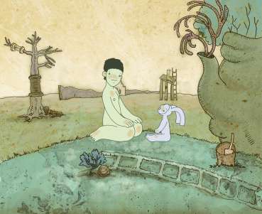 кадр из анимационного фильма "Девочка для зайчика"