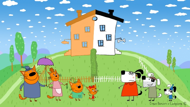 кадр из анимационного проекта "Привет, сосед"