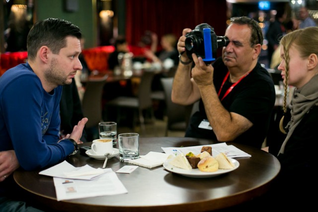 56-й Лондонский Международный Фестиваль, пресс-конференция Андрея Грязева