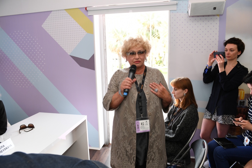 Российский павильон, презентация проекта Дело Собчака, Людмила Нарусова