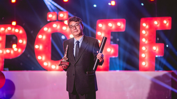 19-й Таллинский кинофестиваль Темные ночи, сценарист и продюсер фильма «Престол» Чо Хён Чхоль 