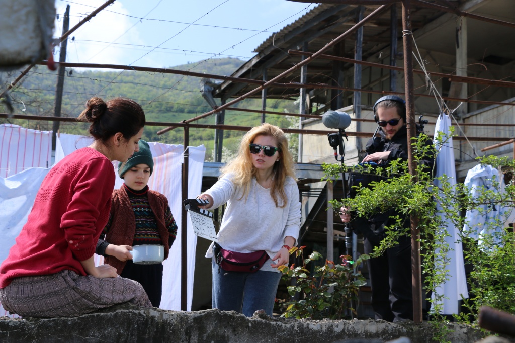 Съемки фильма "Я вернусь"