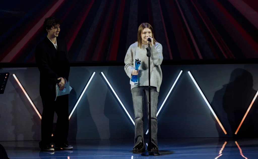 Маша Кошина и Денис Власенко (актер, член жюри)