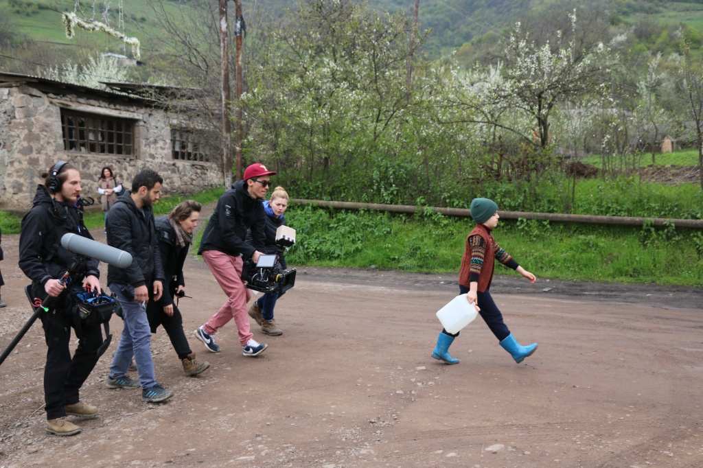 Съемки фильма "Я вернусь"