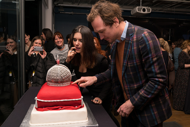 Неделя российского кино в Великобритании, после показа фильма Матильда, актеры Михалина Ольшанска и Ларс Эйдингер