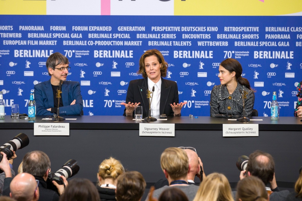 70 Берлинский международный кинофестиваль, Филипп Фалардо, Сигурни Уивер и Маргарет Куэлли, «Год работы «Сэлинджером»