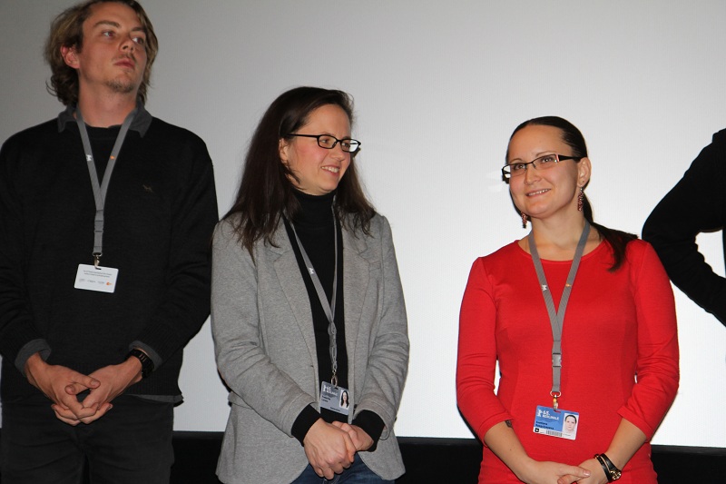 65 Берлинский международный кинофестиваль, показ фильма "Почему банан огрызается", режиссер Светлана Разгуляева