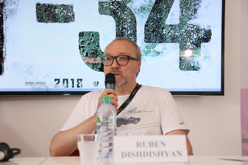 70 Каннский международный кинофестиваль, Российский павильон, презентация проекта Т-34, продюсер Рубен Дишдишян