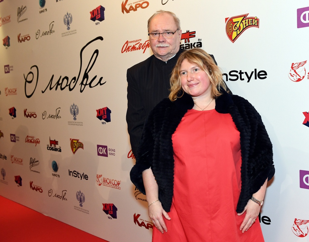 премьера фильма О любви, режиссер Владимир Бортко и продюсер и оператор Елена Иванова