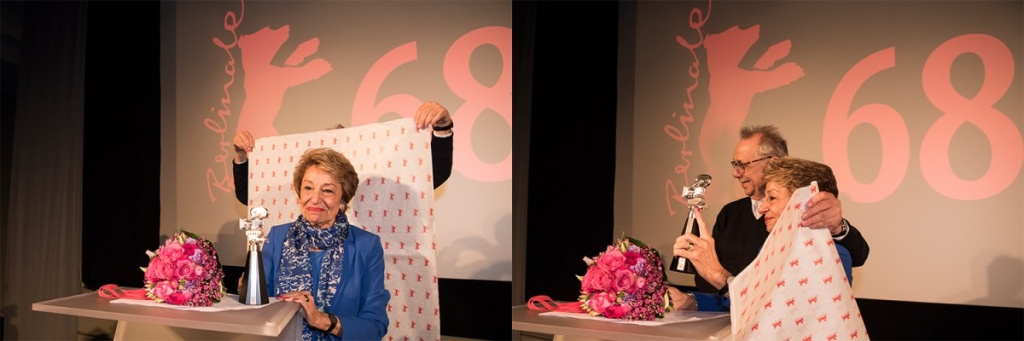 Берлинский международный кинофестиваль 2018, вручение приза Berlinale Camera Беки Пробст