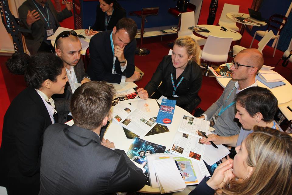 международный рынок телевизионного контента MIPTV 2015, стенд Russian Cinema, компания RWV