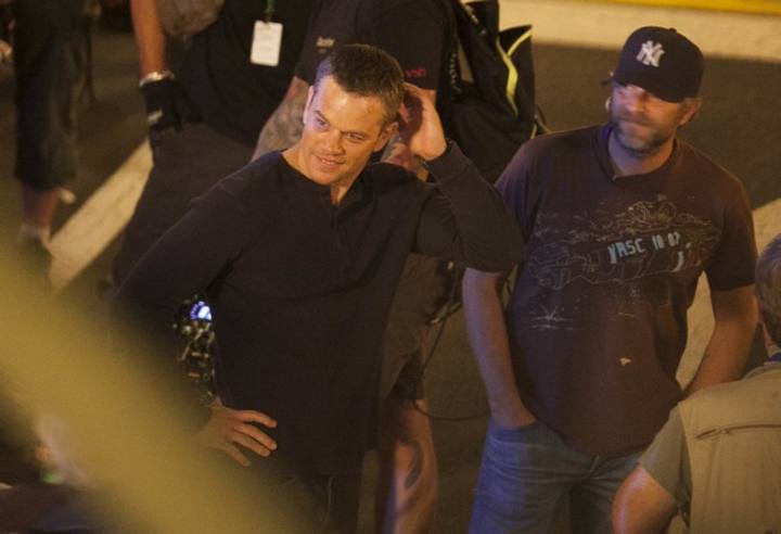 на съемках фильма про агента Джейсона Борна по мотивам романа Роберта Ладлэма "Предательство Борна" на съемках фильма про агента Джейсона Борна по мотивам романа Роберта Ладлэма "Предательство Борна"