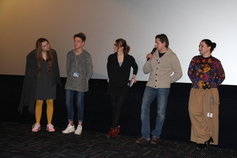 65 Берлинский международный кинофестиваль, показ фильма "14+", съемочная группа картины