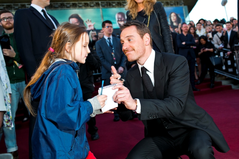 Российская премьера фильма "Люди Икс: Дни минувшего будущего", актер Майкл Фассбендер