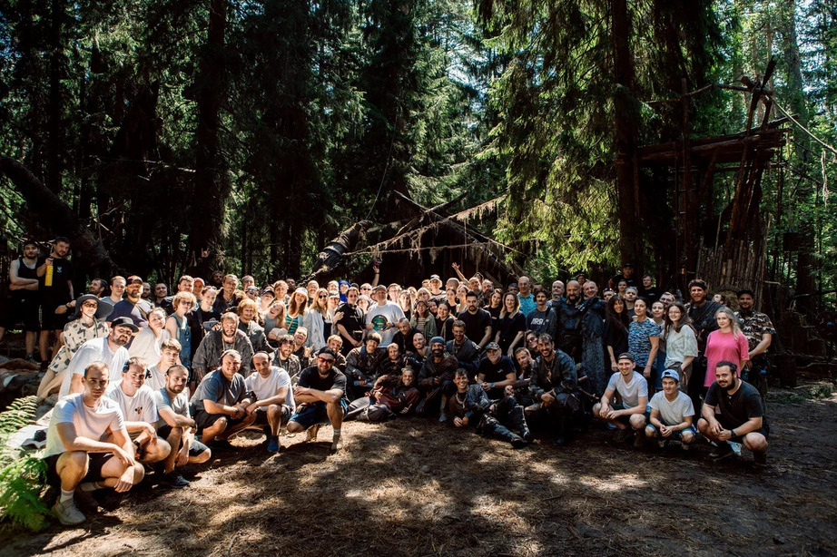 Съемки фильма Колобок