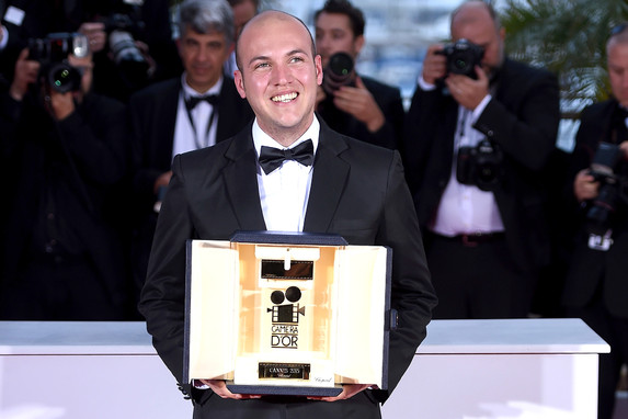 68 Каннский международный кинофестиваль, фотосессия победителей, Сезар Аугусто Асеведо - Золотая камера