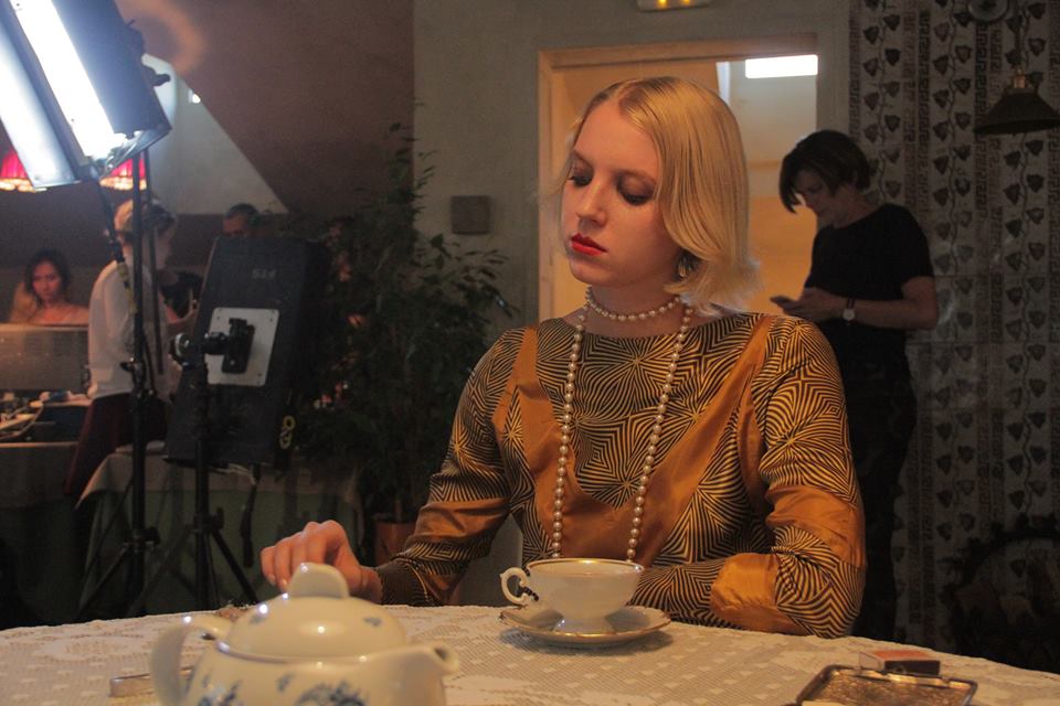 на съемках фильма Афродиты на съемках фильма Афродиты