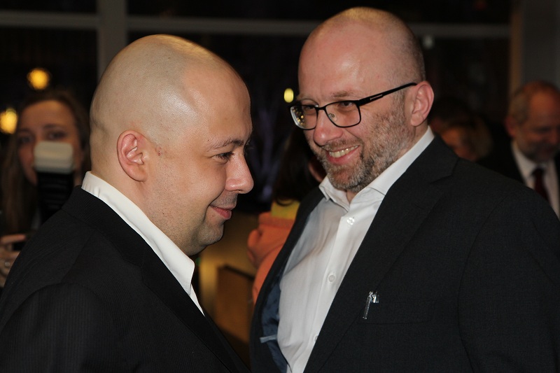 65 Берлинский международный кинофестиваль, пресс-конференция фильма "Под электрическими облаками", режиссер Алексей Герман-младший и продюсер Артем Васильев