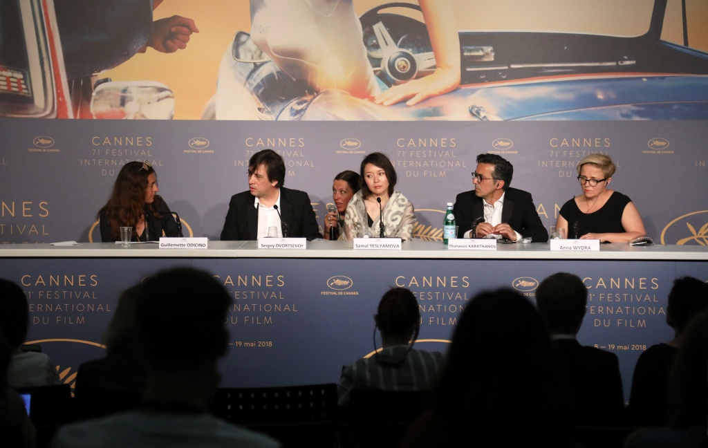 71-й Каннский международный кинофестиваль, пресс-конференция фильма Айка, съемочная группа картины 71-й Каннский международный кинофестиваль, пресс-конференция фильма Айка, съемочная группа картины