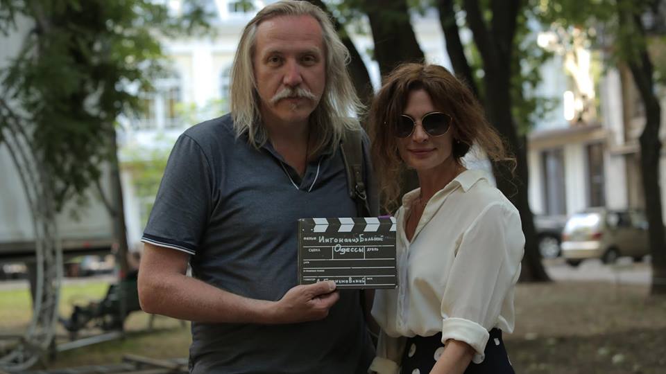 на съемках фильма Интонации большой Одессы