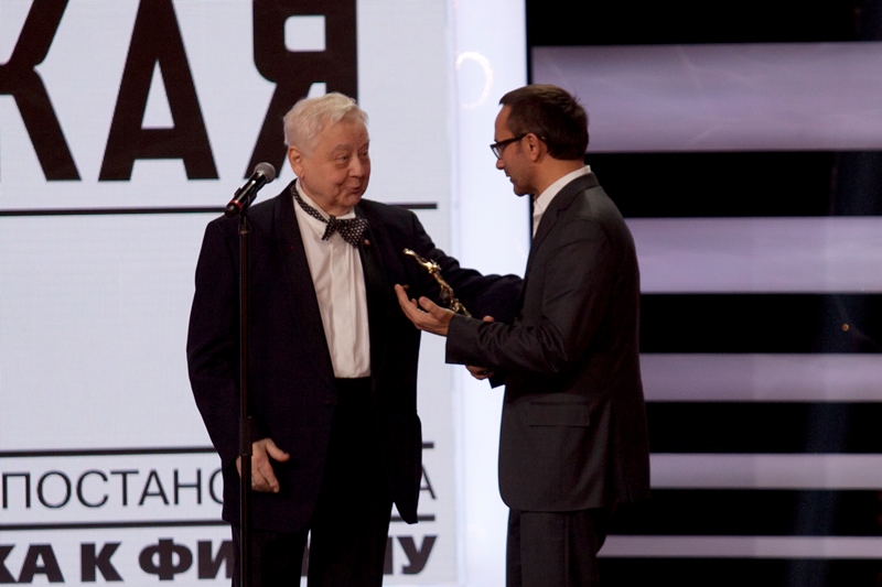 вручение премии "Золотой Орел", режиссер Андрей Звягинцев (Лучшая режиссура, "Левиафан")