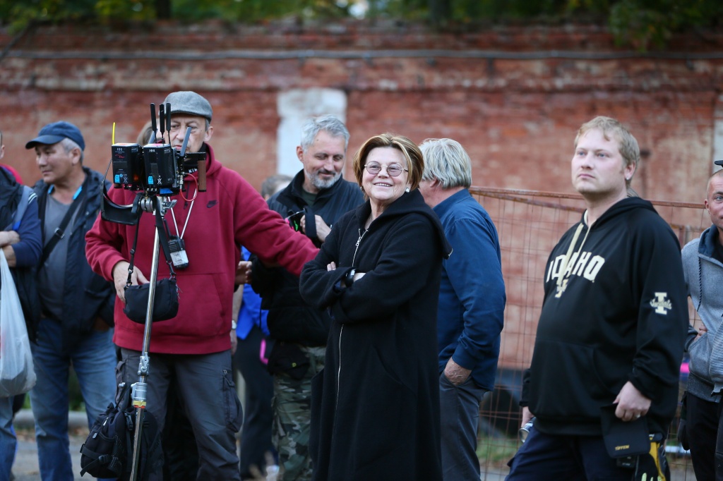 на съемках сериала Медиум