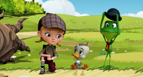 кадр из анимационного сериала Шарлотта и Кваксон кадр из анимационного сериала Шарлотта и Кваксон