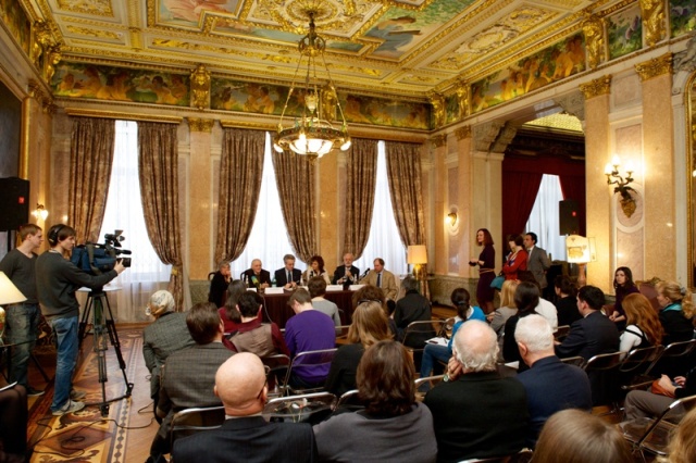 Пресс - конференция в посольстве Италии