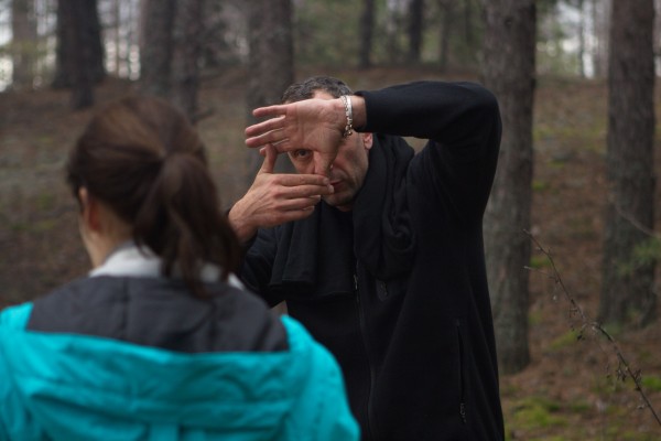 оператор Олег Лукичев на съемках