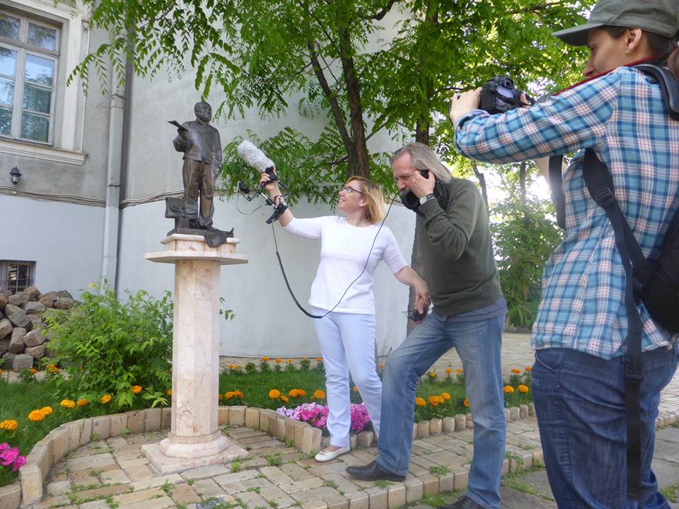 на съемках фильма Интонации большой Одессы