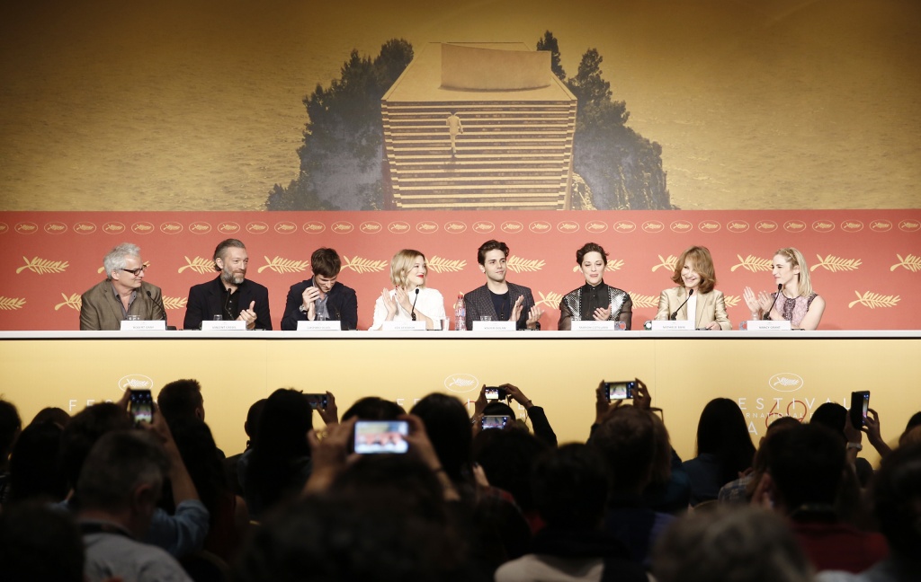 69 Каннский кинофестиваль, пресс-конференция фильма Это всего лишь конец света, съемочная группа картины