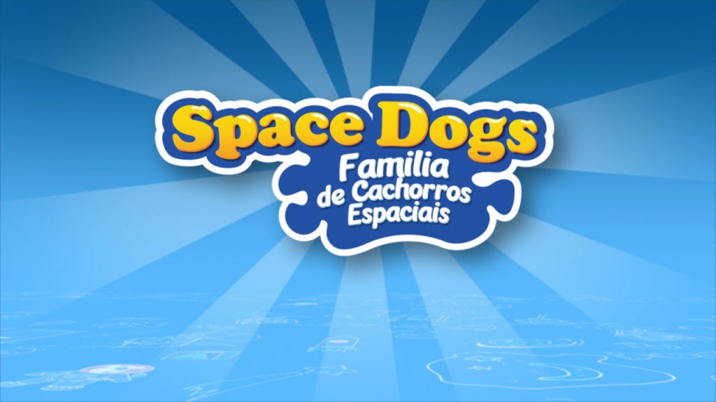 кадр открывающих титров на португальском языке