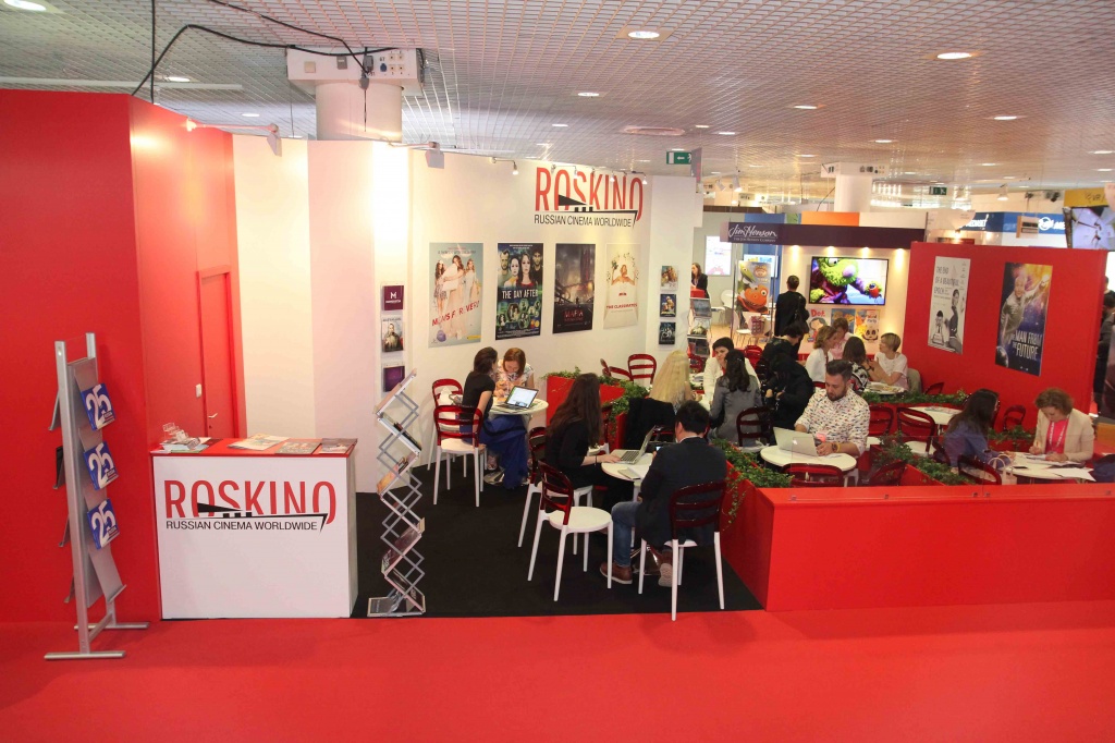 MIPTV 2016, объединенный стенд ROSKINO - RUSSIAN CINEMA WORLDWIDE MIPTV 2016, объединенный стенд ROSKINO - RUSSIAN CINEMA WORLDWIDE