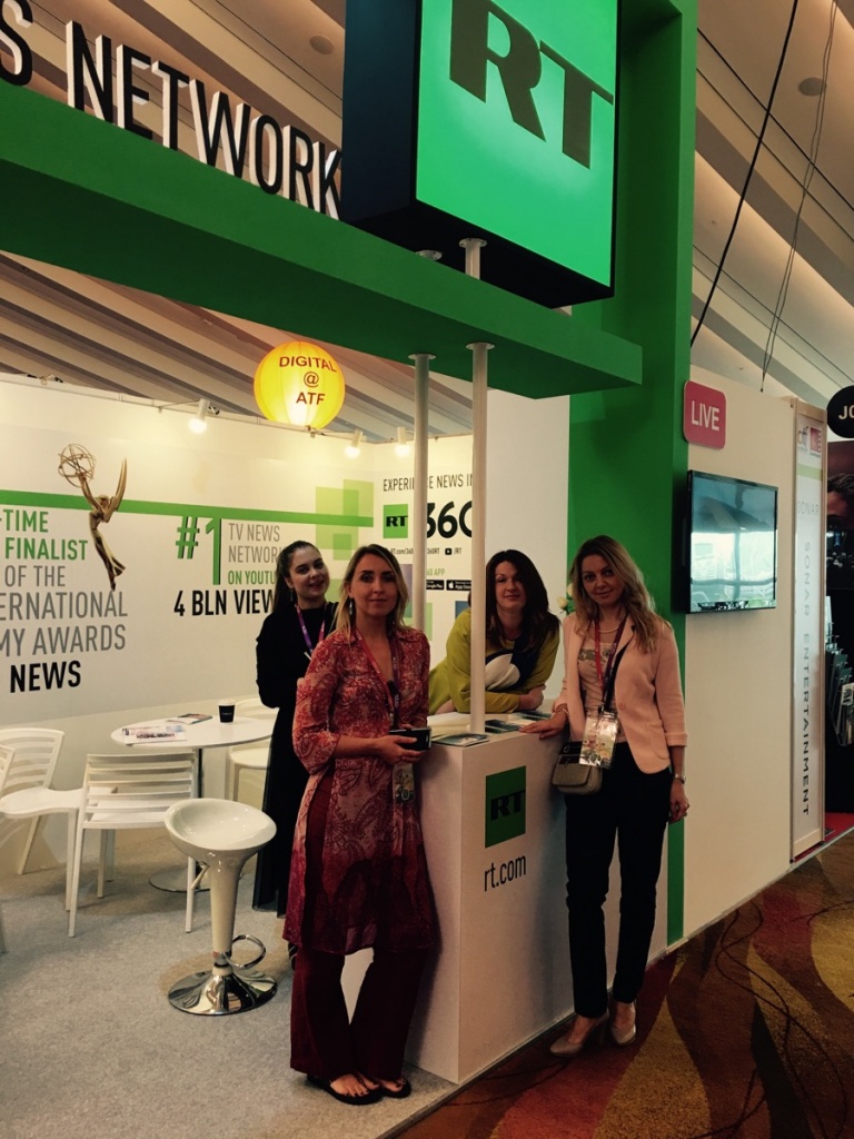 Asia Television Forum & Market (ATF), Asia Television Forum & Market (ATF), стенд компании RT