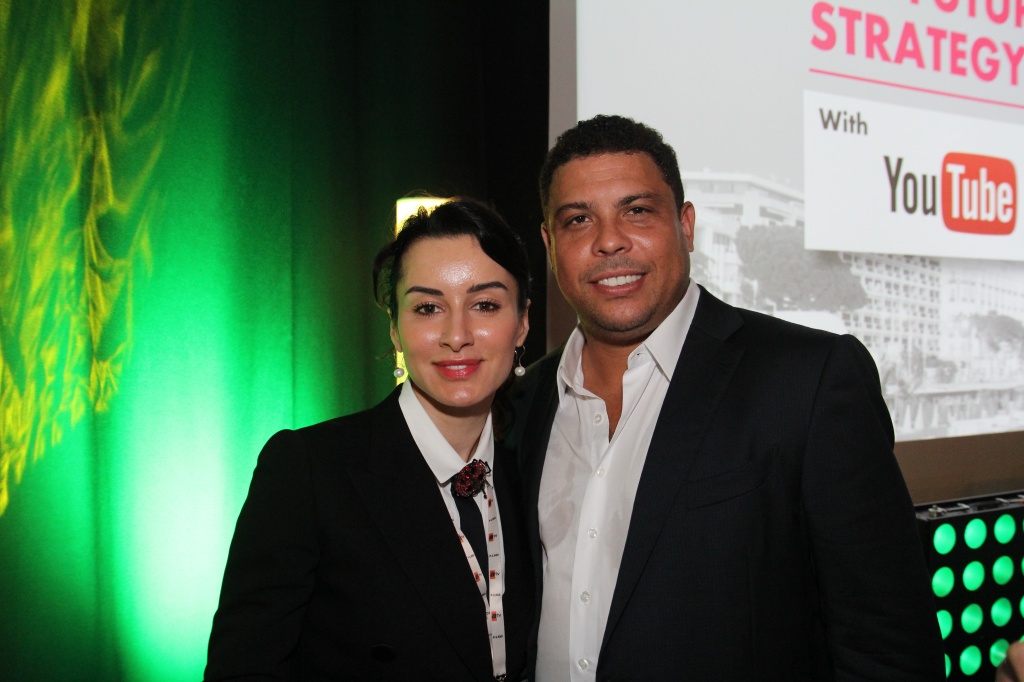 Международный рынок телевизионного контента MIPTV 2016, Тина Канделаки и Роналдо Назарио