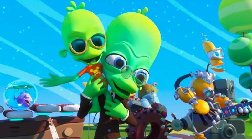 Кадр из анимационного сериала Планета Ai