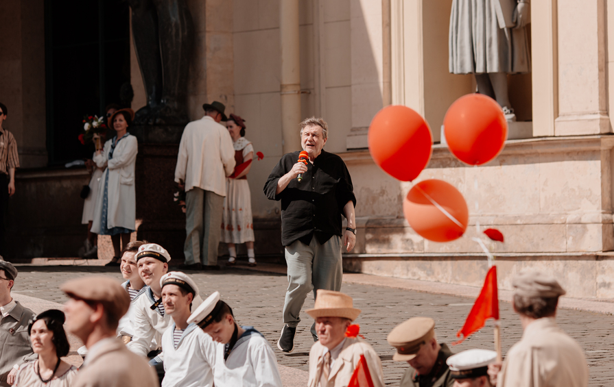 Съемки фильма Шум времени