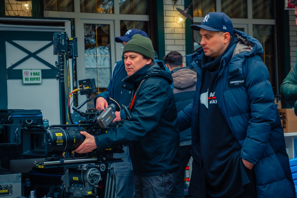 На съемках сериала Ваша честь На съемках сериала Ваша честь