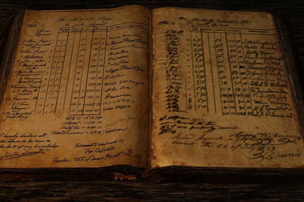 Рукописный гроссбух