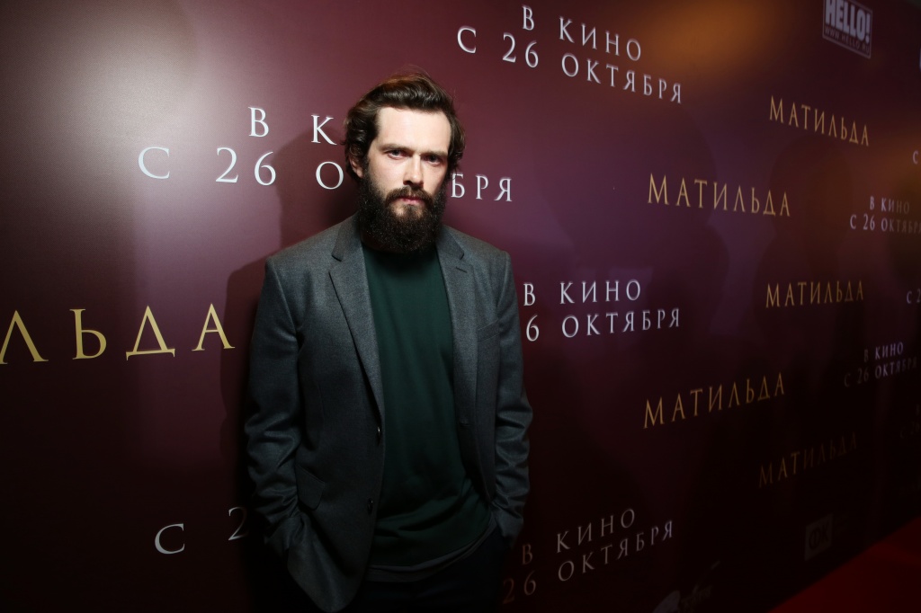 московская премьера фильма Матильда, актер Григорий Добрыгин