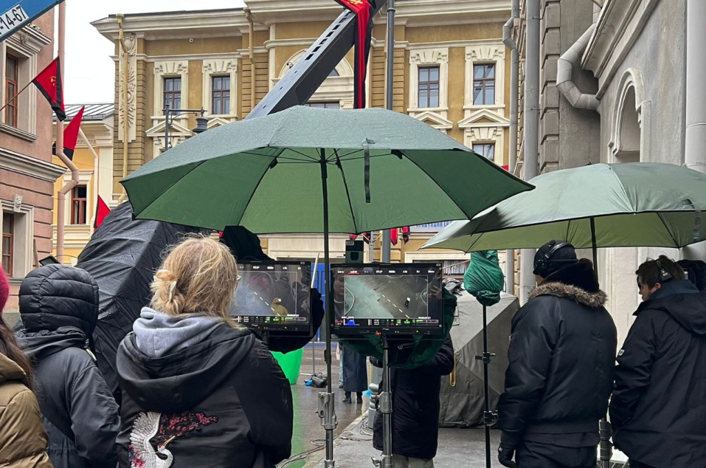 Съемки фильма Шум времени