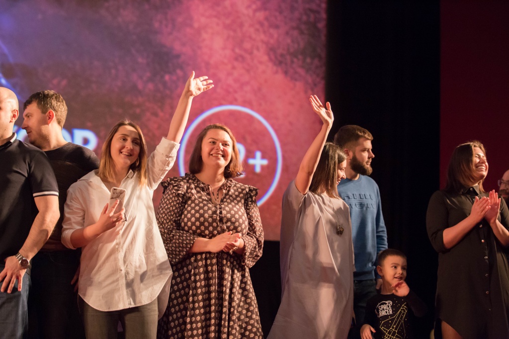 Премьера фильма "Пришелец", члены съемочной группы