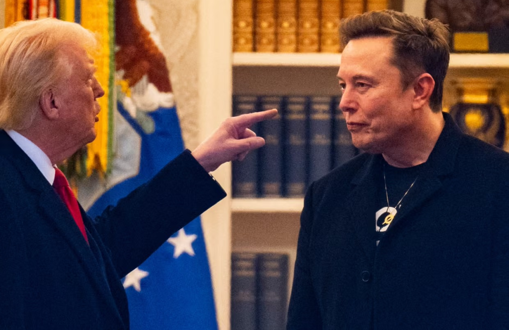 Дональд Трамп и Илон Маск