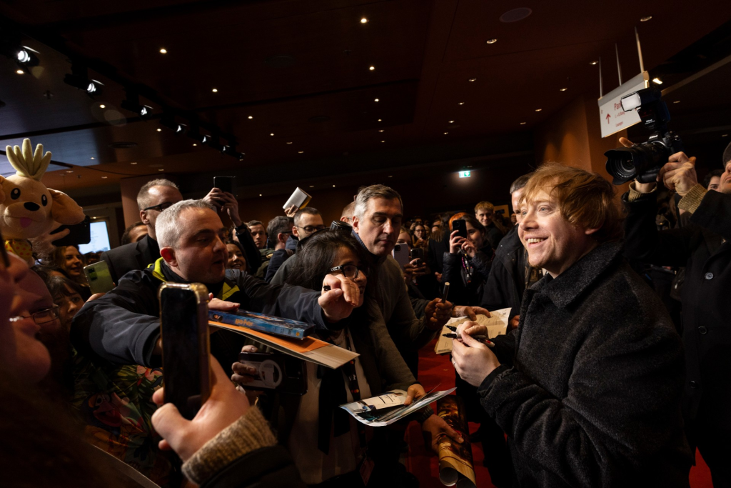 Руперт Гринт на премьере фильма Порождение ночи / Nightborn / Yön Lapsi